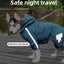 Waterproof Four Corner Pet Raincoats In Large Medium And Small Sizes Are Suitable For Dogs - Purple - XXL