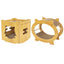 Durable Cat Scratcher Lounge Corrugated Scratching Wood Board - Square