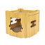 Durable Cat Scratcher Lounge Corrugated Scratching Wood Board - Square