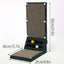L-shaped Cat Scratching Board Vertical Claw Toy Cat Scratcher for Pet Playtime - Black