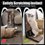 L-shaped Cat Scratching Board Vertical Claw Toy Cat Scratcher for Pet Playtime - Black