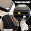 L-shaped Cat Scratching Board Vertical Claw Toy Cat Scratcher for Pet Playtime - Grey