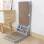 L-shaped Cat Scratching Board Vertical Claw Toy Cat Scratcher for Pet Playtime - Grey