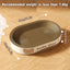 Extra-Large Oval Cat Scratching Board Durable Pet Toy Cat Kittens Wear Resistant - Rabbit
