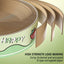 Extra-Large Oval Cat Scratching Board Durable Pet Toy Cat Kittens Wear Resistant - Rabbit