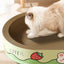 Extra-Large Oval Cat Scratching Board Durable Pet Toy Cat Kittens Wear Resistant - Rabbit