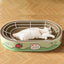 Extra-Large Oval Cat Scratching Board Durable Pet Toy Cat Kittens Wear Resistant - Rabbit
