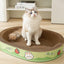 Extra-Large Oval Cat Scratching Board Durable Pet Toy Cat Kittens Wear Resistant - Rabbit