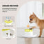Automatic Pet Food Dispenser Feeding Bowl for Dogs and Cats Food Storage Bowl - Grey