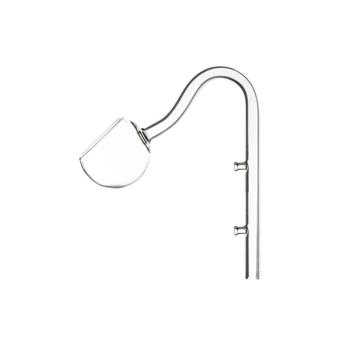 Aquarium Glass Inlet Outlet Pipe Fish Tank Filter Oil Film Remover Plant Holder - Lily inlet-16mm