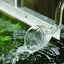 Aquarium Glass Inlet Outlet Pipe Fish Tank Filter Oil Film Remover Plant Holder - Hemispherical outlet-12mm