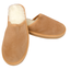 Sheepskin Wool Unisex Slippers Scuffs Slip On Winter Ugg Slippers in Chestnut - 9