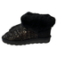 Womens Australian Sheepskin Wool Fur Mini UGG Ankle Boots in Gold Black - 7