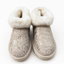 Womens Australian Sheepskin Wool Fur Mini UGG Ankle Boots in Gold Sand - 7