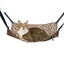 Cat Hammock Warm Fleece Bed Swinging Hanging Pet Nest Rest Cage Kitten Puppy Toy