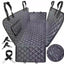 Dog Car Seat Cover with Mesh Window, Waterproof Pet Seat Cover for Back Seat, Non-Slip Durable Scratchproof Dog Hammock for Cars, Trucks and SUVs