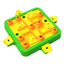 Green Interactive Slow Feeder Puzzle Toy for Dogs - Durable Pet Food Dispenser Bowl