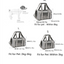 L Grey Portable Foldable Pet Carrier Bag - Large Capacity Travel Carrier for 2 Small Pets, Comfortable and Stylish Cat Backpack, Foldable & Easy to Carry
