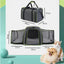Gray Blue Foldable Portable Pet Carrier Bag - Large Capacity Travel Backpack for Cats and Small Dogs, Expandable Car Pet Bag, Handheld Pet Carrier for Outdoor Adventures