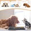 Blue Multi-Functional Pet Slow Feeder Lick Mat - Durable Food-Grade Silicone Anti-Bite Bowl for Dogs