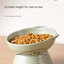 Green Vintage Slow Feeder Ceramic Pet Bowl - Anti-Choke Wide-Mouth Design for Cats & Dogs, Prevents Black Chin