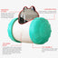 Pet Tumbler Treat Dispenser Ball,Interactive Feeding Toy for Dogs and Cats(Green and white)