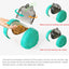 Pet Tumbler Treat Dispenser Ball,Interactive Feeding Toy for Dogs and Cats(Black and white)