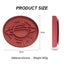 Red Silicone Planet Slow Feeder Dog Bowl - 2-in-1 Anti-Choke Lick Mat for Healthy Eating & Fun