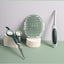 Grey and Green Complete 8-Piece Pet Grooming Kit - Essential Dog & Cat Care Tools with Brushes, Nail Clippers, Scissors & Portable Case