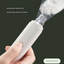 Grey Quiet Electric Pet Nail Grinder with LED Light - 2-Speed USB-C Rechargeable Trimmer for Dogs & Cats Grooming