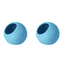 Anti-Splash Ceramic Parrot Feeder Bowl Blue（Pack of 2）- Gnaw-Resistant Bird Food Dish with Stable Base, 150ml Capacity, Smooth Glaze Finish for Small Birds