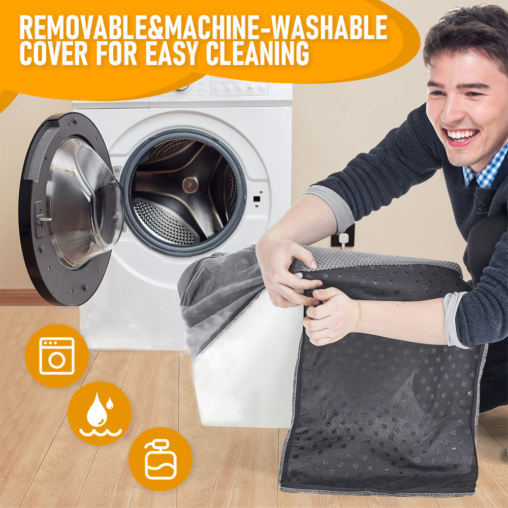 Non-Slip 4 Tiers Dog Ramp/Step/Stair Foam Dog Steps for High Beds or Couches