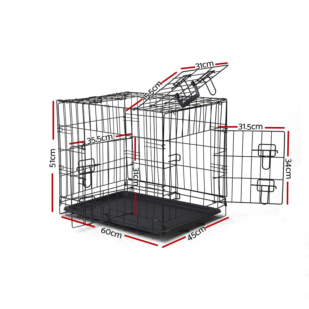 Dog Cage 24inch - Black