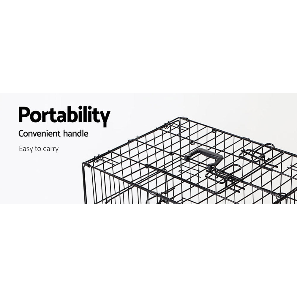 Dog Cage 24inch - Black