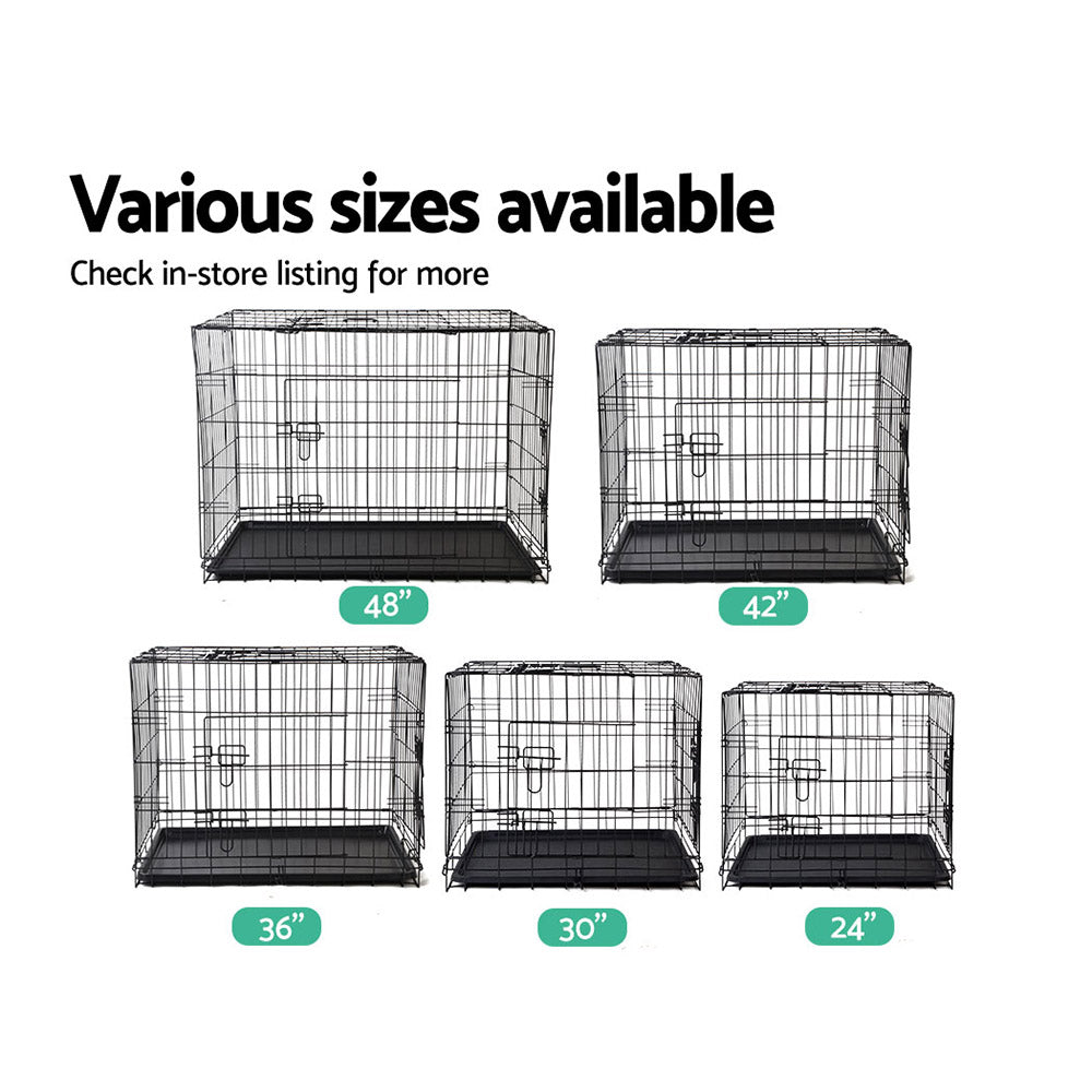 Dog Cage 24inch - Black