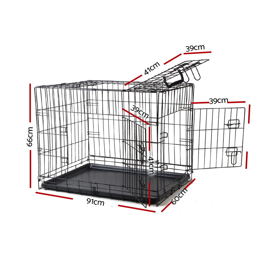 Dog Cage 36inch - Black