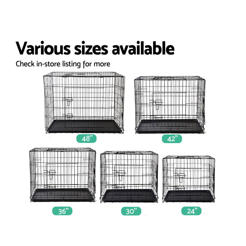 Dog Cage 36inch - Black