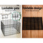 i.Pet 2x30" 8 Panel Dog Playpen Pet Fence Exercise Cage Enclosure Play Pen