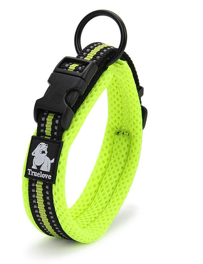 Heavy Duty Reflective Collar Neon Yellow S