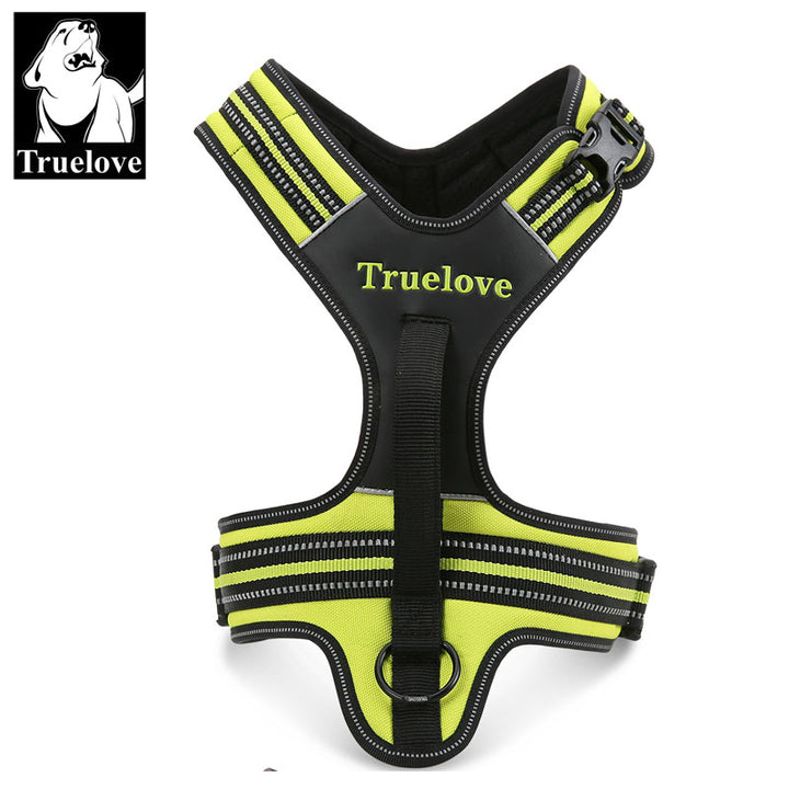 Reflective Heavy Duty Harness Neon Yellow S