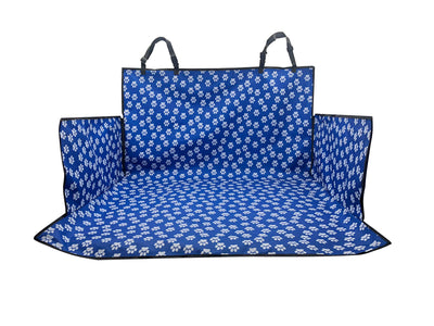 Waterproof Boot Liner Car Cover For Pets Blue