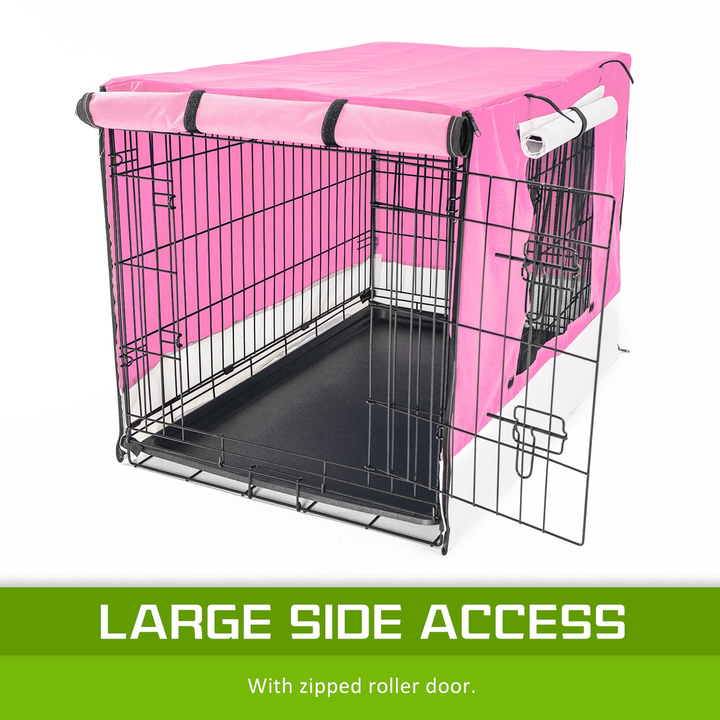 Dog Cage Cover Pink 24in