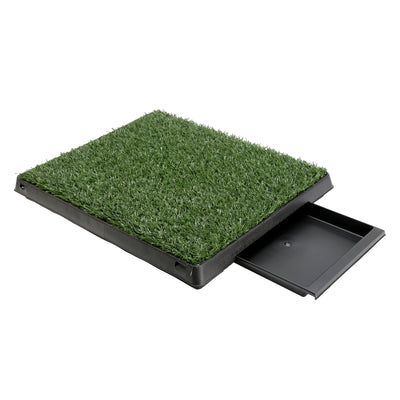 Dog Tray Training Toilet 63cm x 50cm + 1 Grass Mat