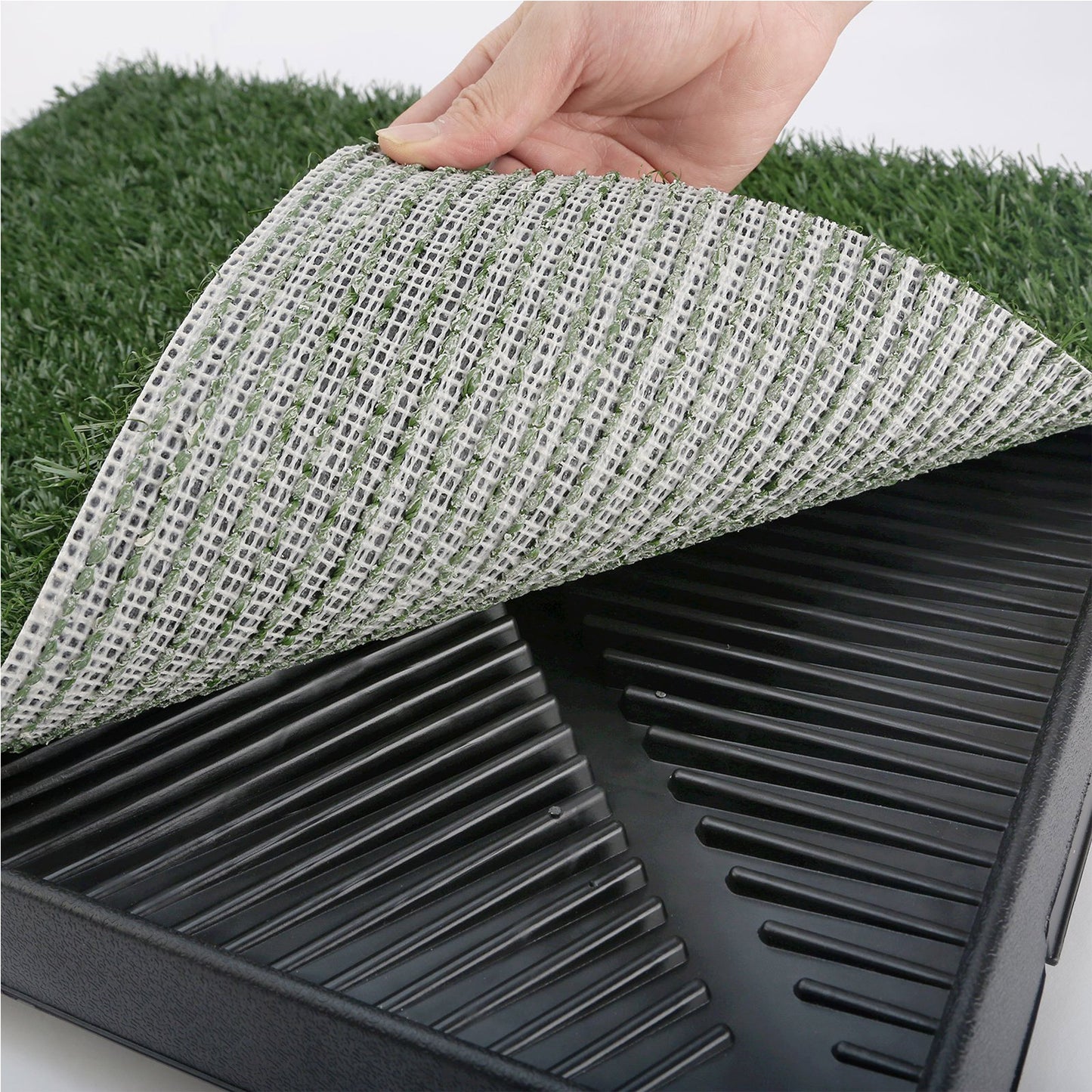 Dog Tray Training Toilet 63cm x 50cm + 1 Grass Mat