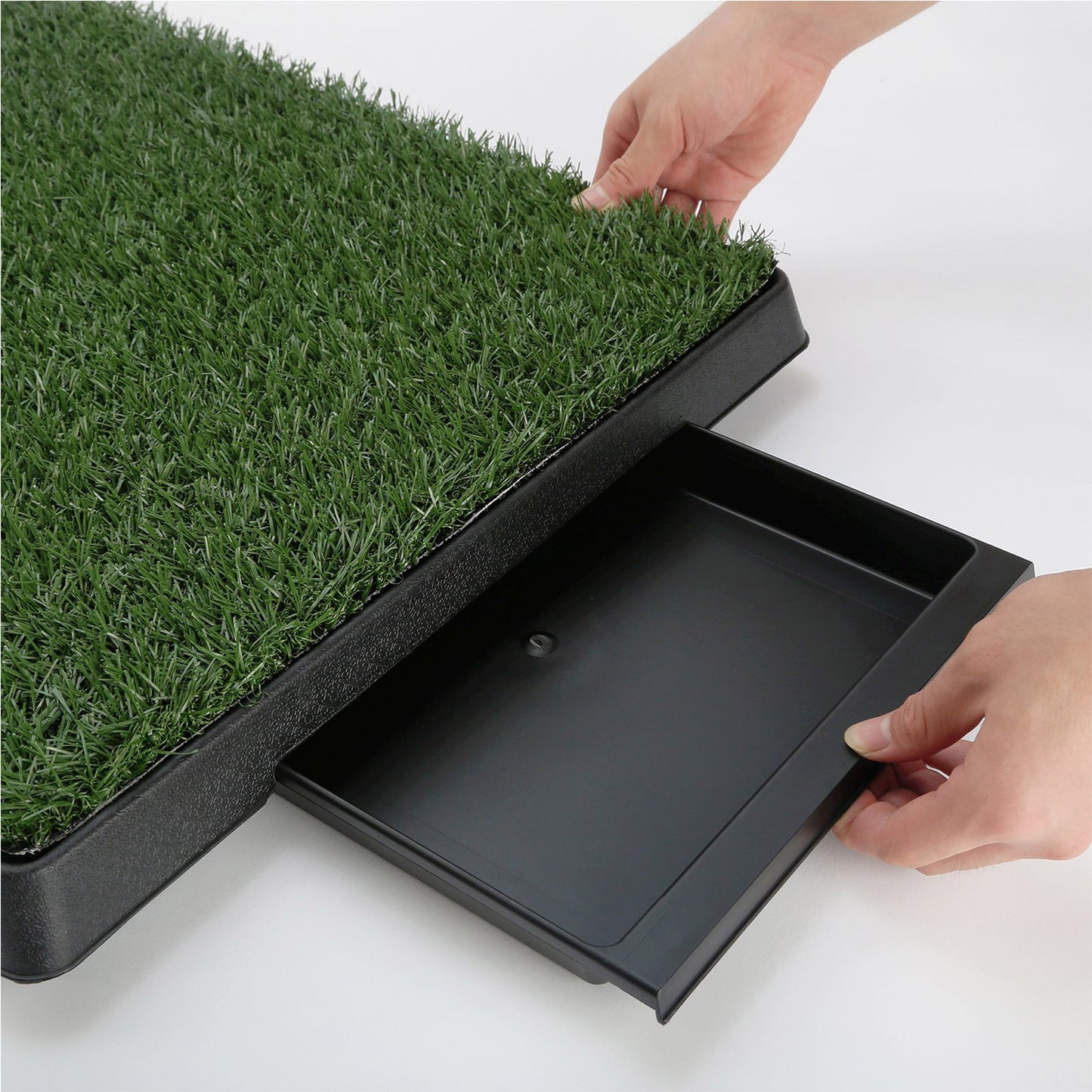 Dog Tray Training Toilet 63cm x 50cm + 1 Grass Mat