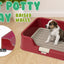 PS KOREA Wine Dog Pet Potty Tray Training Toilet Raised Walls T1