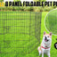 Dog Playpen 8 Panel 24in Foldable Cage + Cover