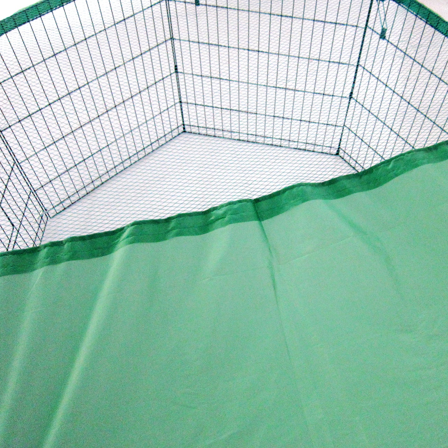 Dog Playpen Net Cover Green 24in Dog Exercise Enclosure