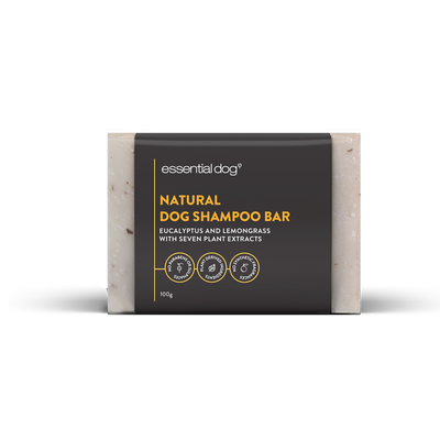 Essential Dog Shampoo Bar (Eucalyptus, Neem & Lemongrass)