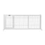 Freestanding Retractable Dog Barrier with Gate Large